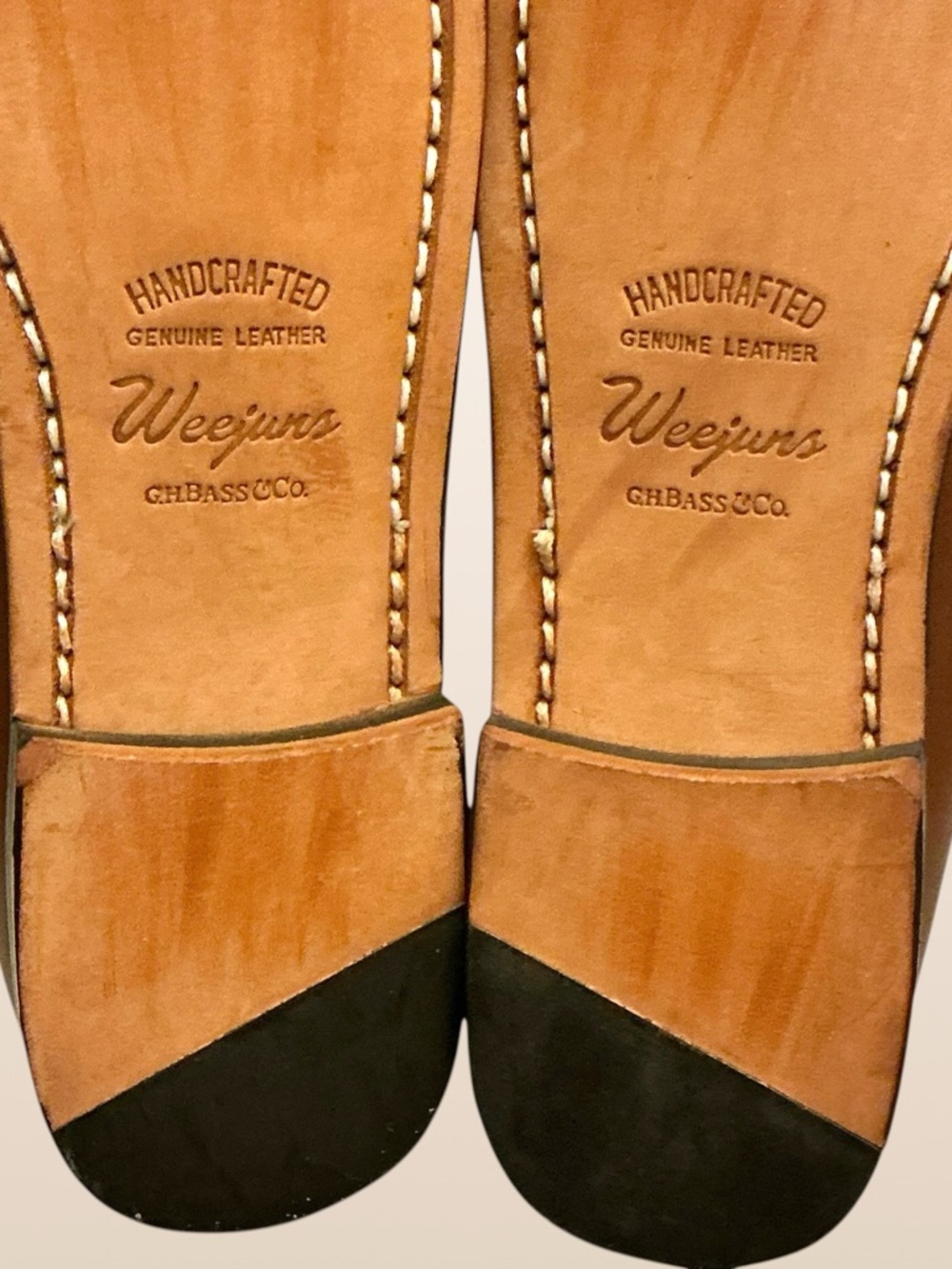 G.H. Bass Jackie Brown Leather Weejuns Loafer Kiltie Fringe Tassel Slip On Sz 9 - Picture 13 of 13